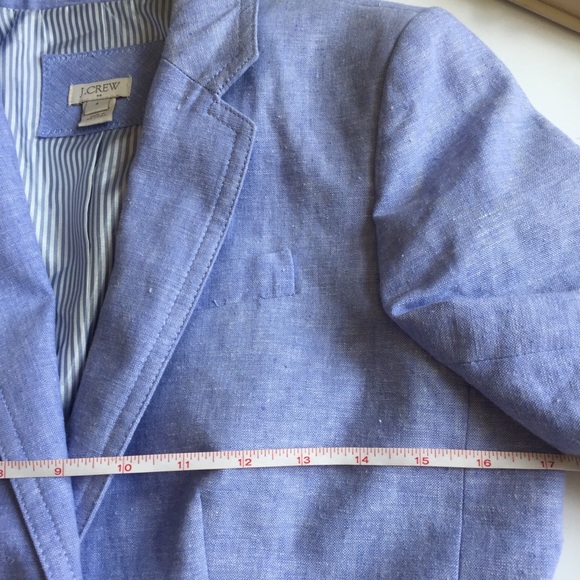 ❤️SOLD❤️J. Crew Schoolboy Blazer Linen Cotton - Picture 5 of 8
